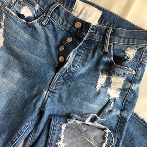 Ripped light wash jeans